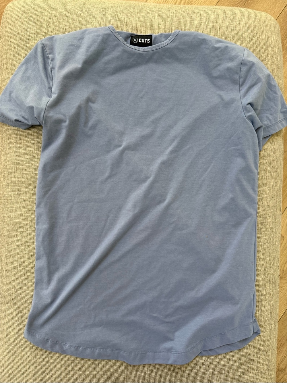 Cuts Clothing Blue Crewneck Short Sleeve Tee